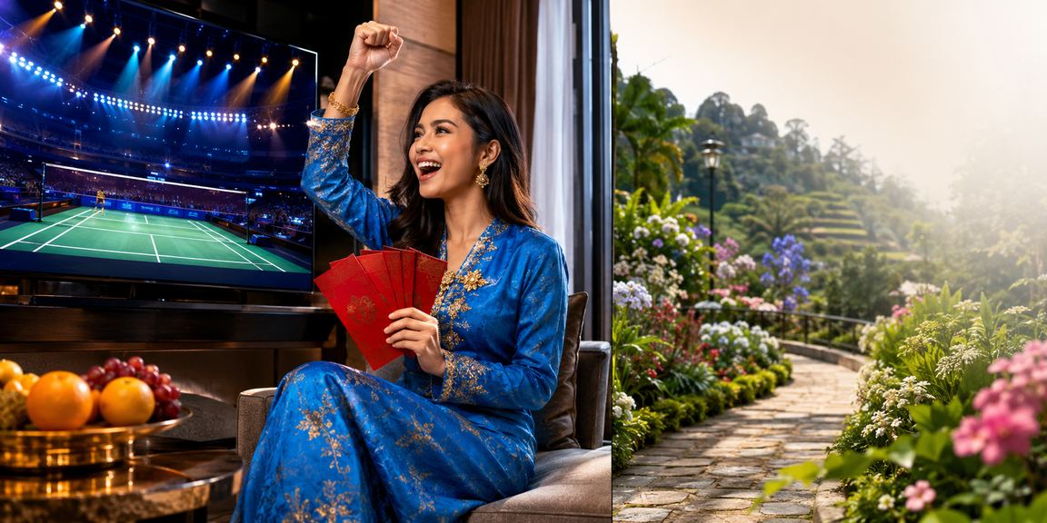 Bonus sampul merah Malaysia baju kurung promosi sukan maya intermiami88